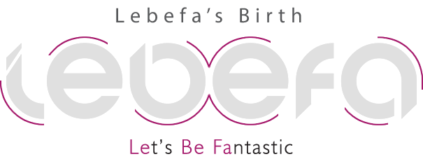 The text of Lebefa's birthday along with the Lebefa logo and the text Let's be fantastic