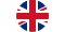 پرچم انگلیسی در یک قاب دایره‌ای که با کلیک روی آن به ورژن انگلیسی سایت منتقل می‌شوید.